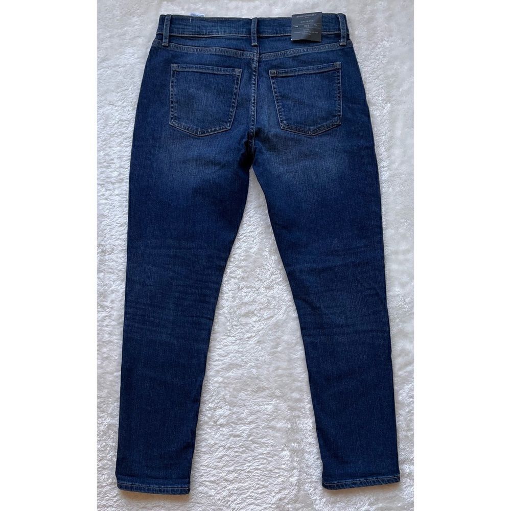 NWT Banana Republic Women's Dark Wash Girlfriend Rolled Hem Jean in 26/2 - Picture 12 of 16